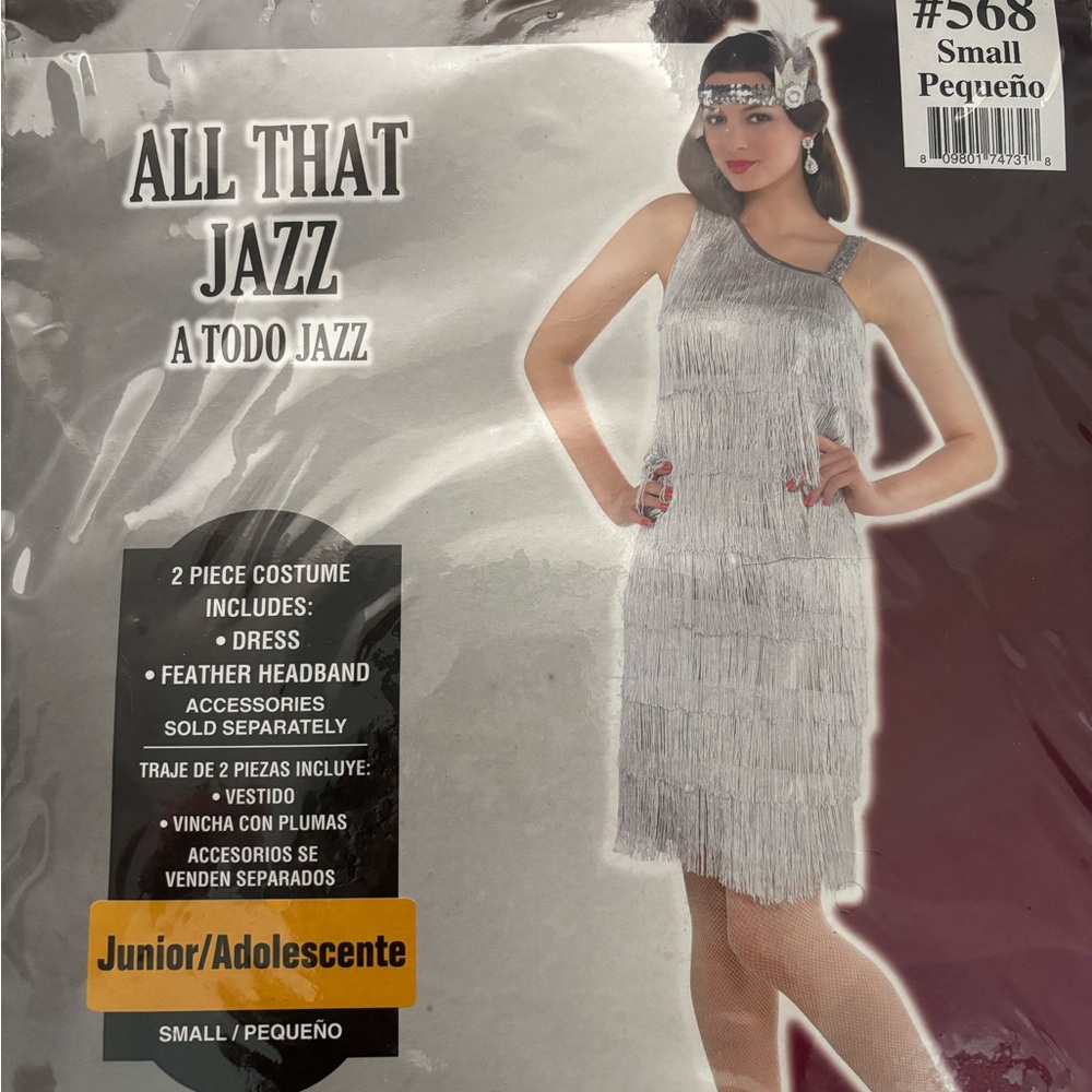 Halloween 🎃 Juniors/Women’s All That Jazz Silver costume (size XS)